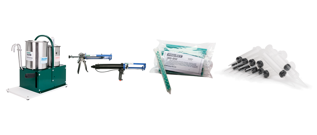 Discover PRO-SET Process Equipment, including high-capacity pumps and dispensing guns, tailored for epoxy application and designed for efficiency and precision.