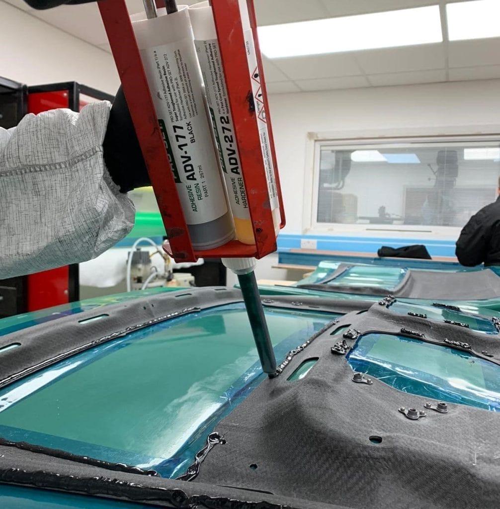Applying Material J-TEC Composites Ltd