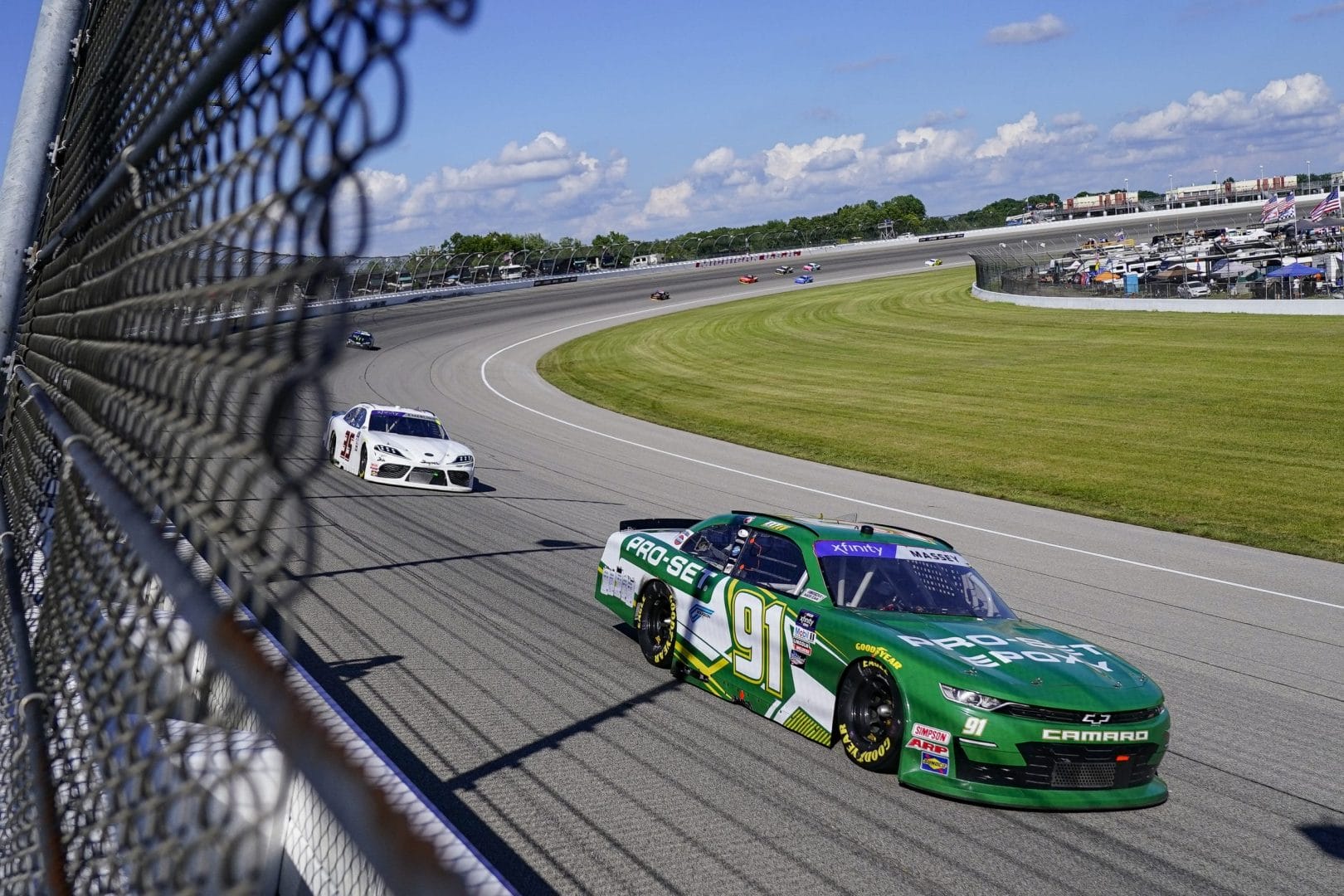 Credit: Primary partner of the No. 91 Chevrolet Camaro in the NASCAR New Holland 250 at Michigan International Speedway.
