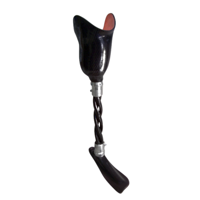 Medical Pro-Set Epoxy Prosthetic-leg Example