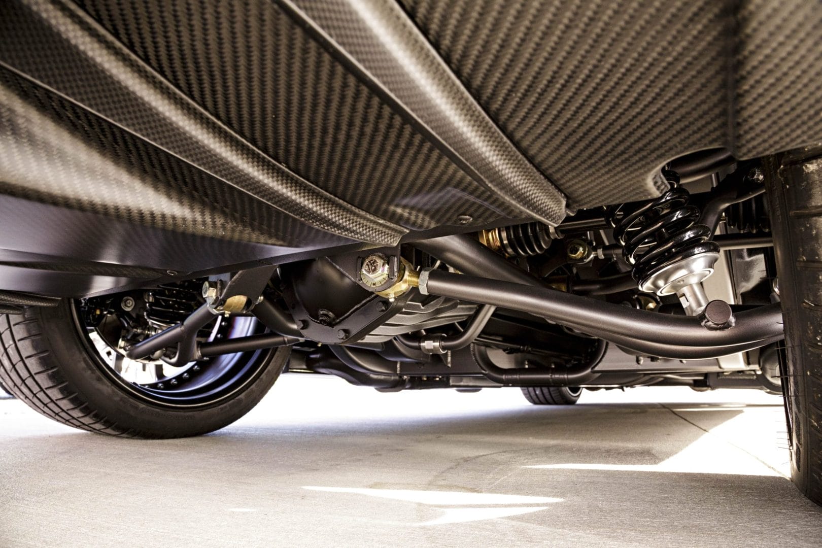 Carbon fibre on vehicle